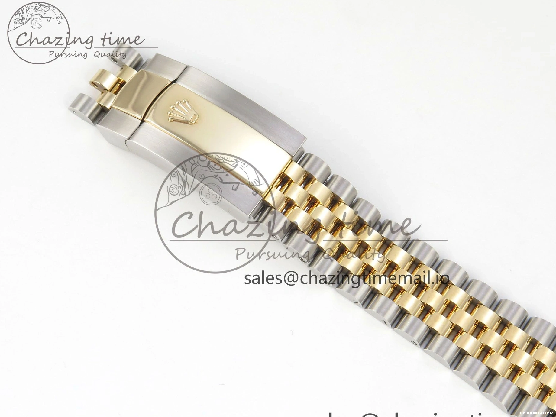 AAA Replica Watches on SS YG Dial DateJust SA Bracelet MOP 1:1 Jubilee Best White Diamond YG 299 Edition 3EF 41mm Chic SS 126333 0106